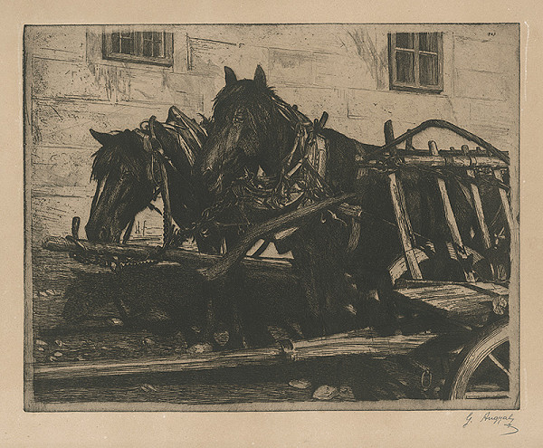 Gejza Angyal – Koníky 