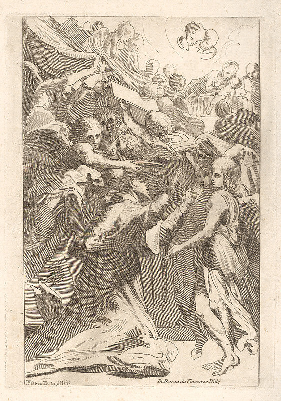 Vincenzo Belli, Pietro Testa – Adorácia svätca 