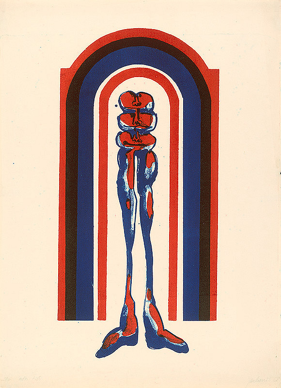 Jozef Jankovič – Serigrafia III. Príchod 