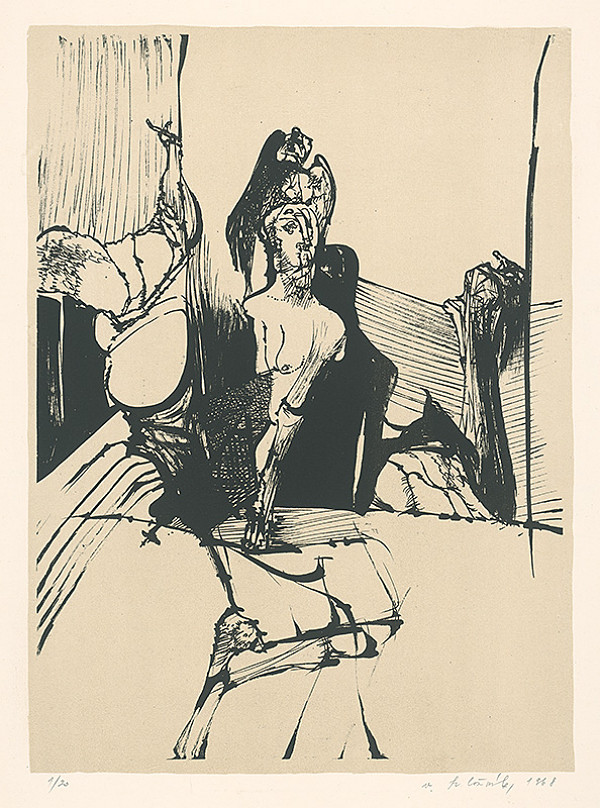 Vincent Hložník – 2 - List z nepomenovaného cyklu 