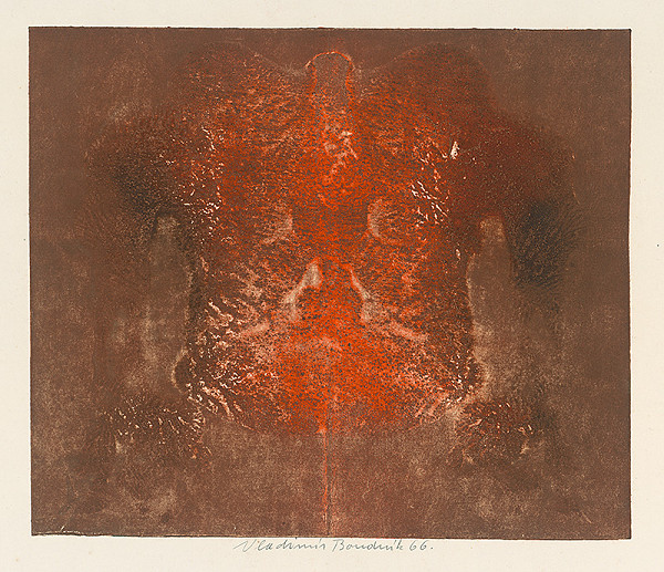 Vladimír Boudník – Variácie na Rorschachov test IV 