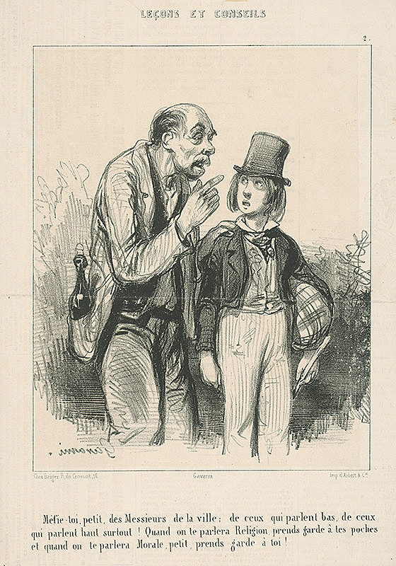 Paul Gavarni – Ponaučenie 