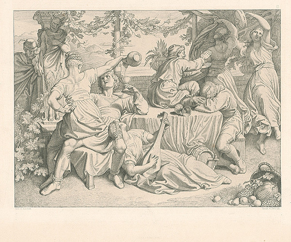 Alois Petrák, Josef Führich – Bakchanálie 