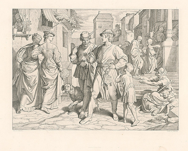 Alois Petrák, Josef Führich – Na ulici 