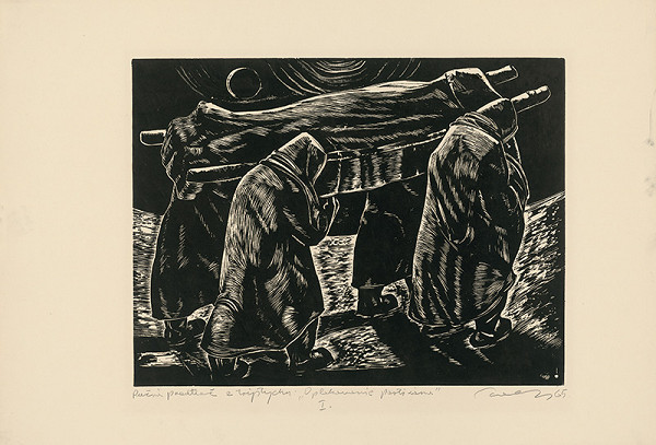 Július Szabó – Oplakávanie partizána I. 