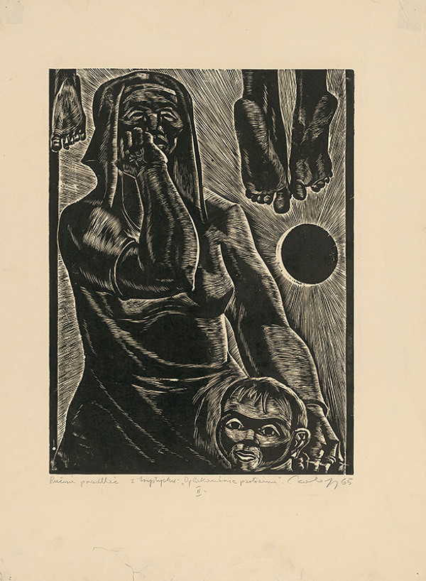 Július Szabó – Oplakávanie partizána II. 