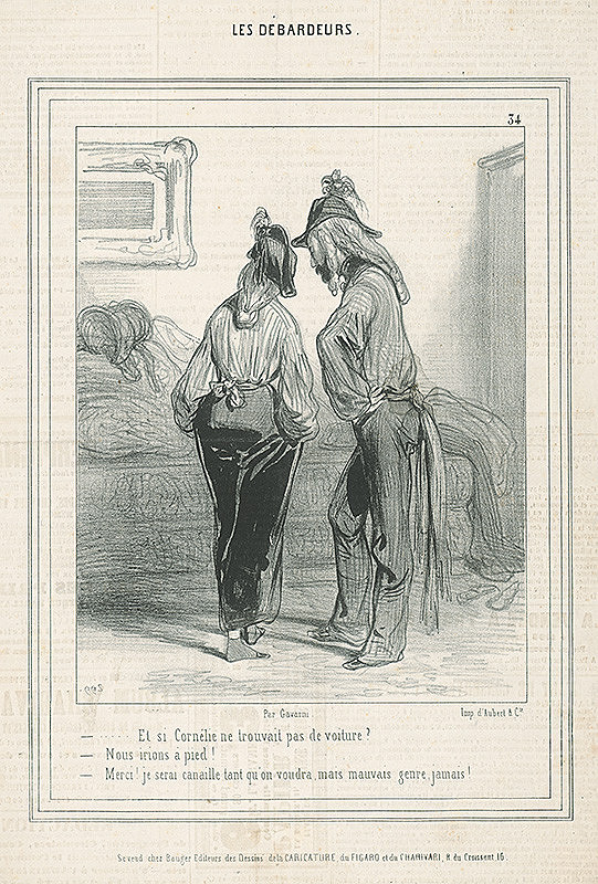 Paul Gavarni – Pôjdeme pešo 