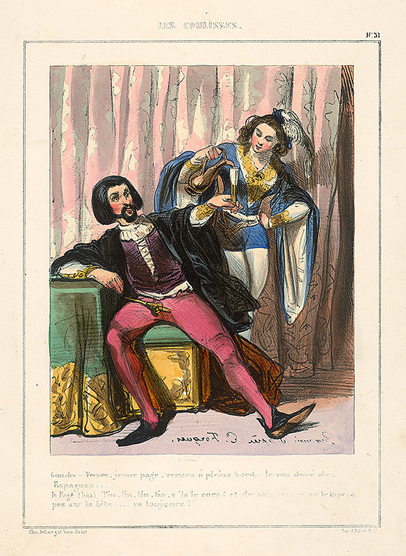 Paul Gavarni – Páža Gonzales 