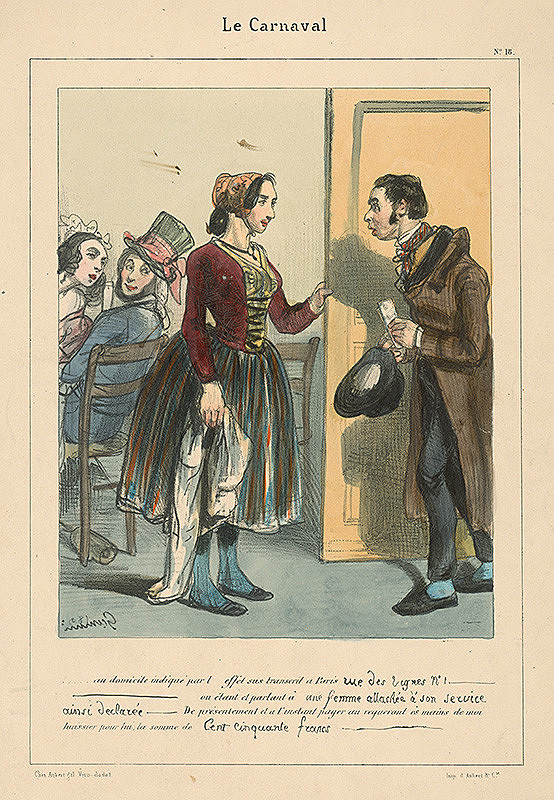 Paul Gavarni – Stopäťdesiat frankov 