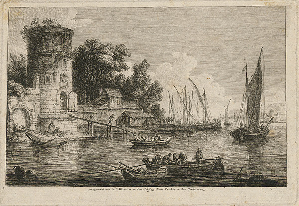 Franz Edmund Weirotter – ...in dem Schif zu Civita Vecchia... 