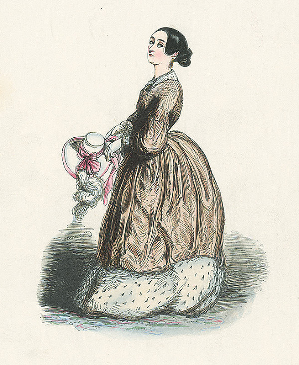 Paul Gavarni, Aristid Louis – Dáma 