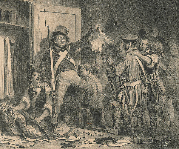 Francúzsky autor z 19. storočia – Drancovanie 