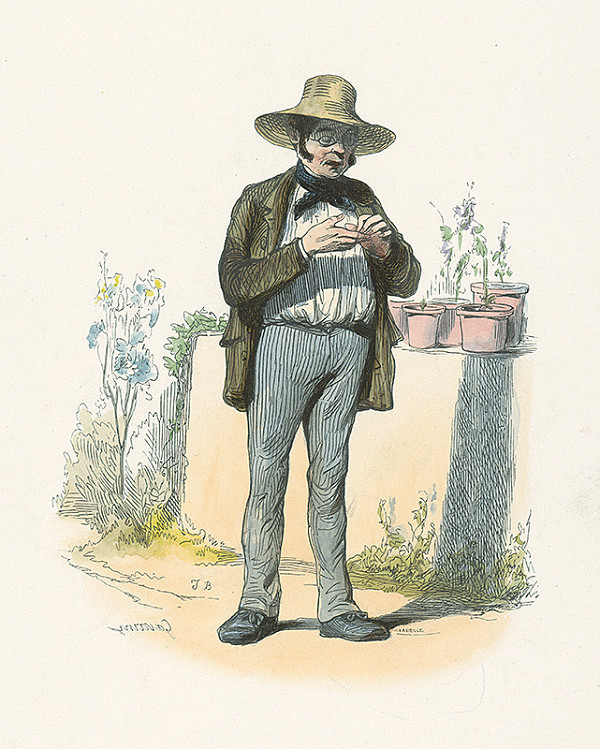 Paul Gavarni, Jacques Adrien Lavieille – Záhradník 