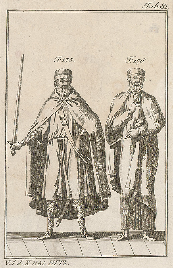 Západoeurópsky autor z 18. storočia – Rytier a učenec krížovej regule 