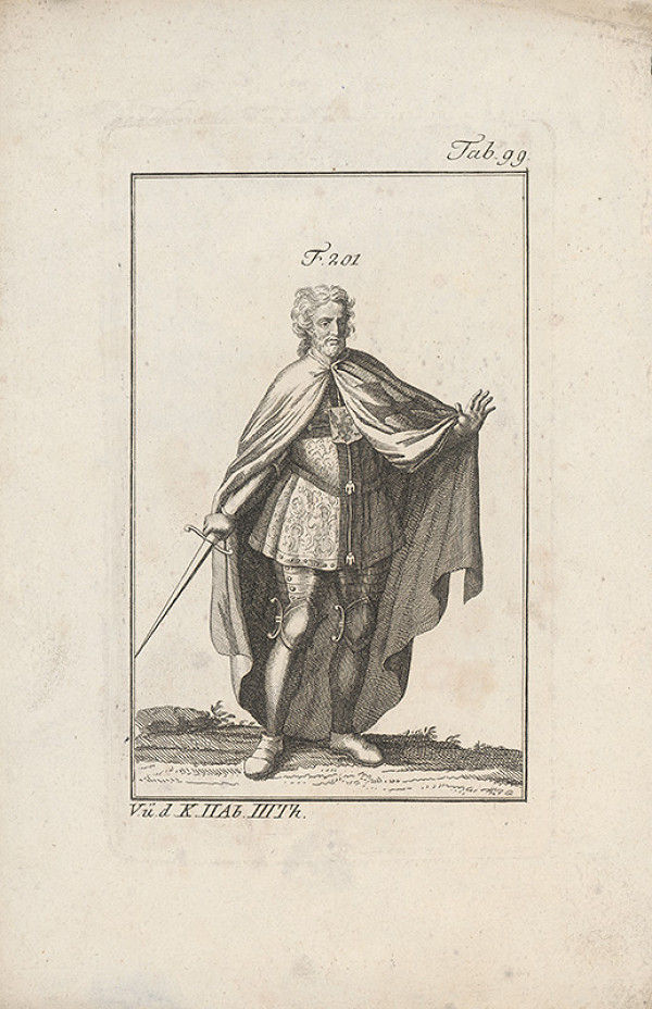 Západoeurópsky autor z 18. storočia – Rytier s orlom na hrudi 