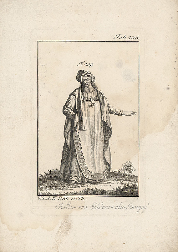 Západoeurópsky autor z 18. storočia – Šlachtic so zlatým runom