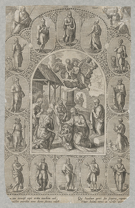 Západoeurópsky rytec zo 17. storočia – Kľananie pastierov 