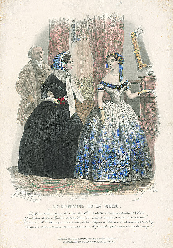 Jules David, Revillez, Réville – List z módneho časopisu Le Moniteur de la Mode  