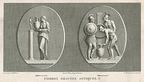 H.G. Bertaux, Jean Baptiste Joseph Wicar – List zo zborníka antických kamejí I. 