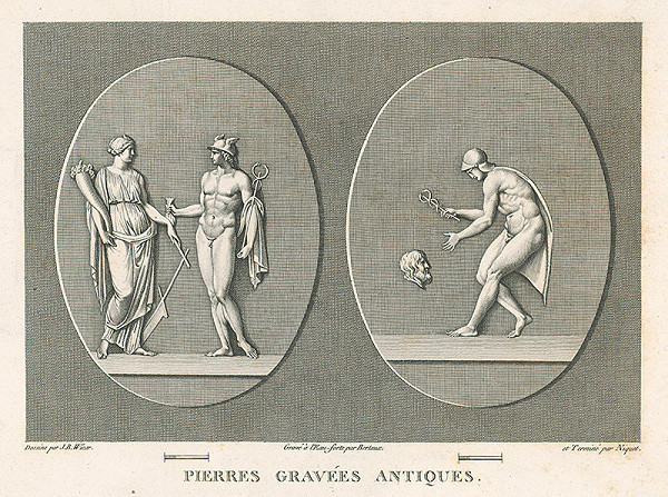 H.G. Bertaux, Jean Baptiste Joseph Wicar – List zo zborníka antických kamejí V. 