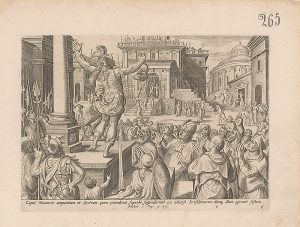 Hieronymus Wierix – Machab: 1.Cap: 7.27 