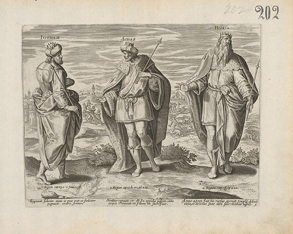 Claes Jansz. Visscher – Iotham, Achas. Hizkia 