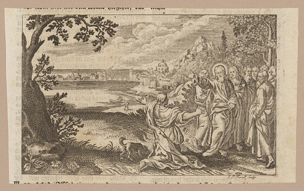 Jonas Paulus Funck – Kristus a žena kananejská 