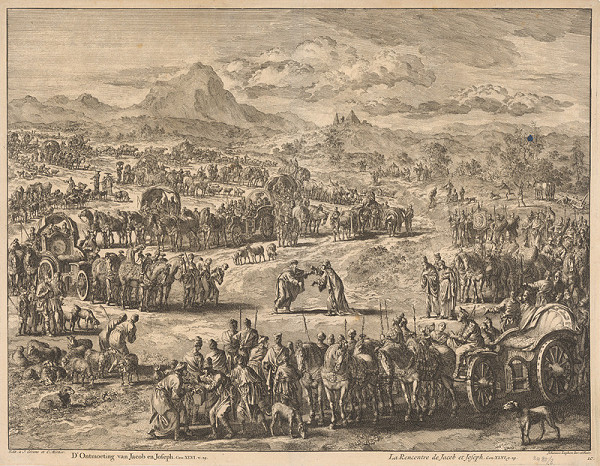 Jan Luyken – Stretnutie Jakuba s Jozefom 