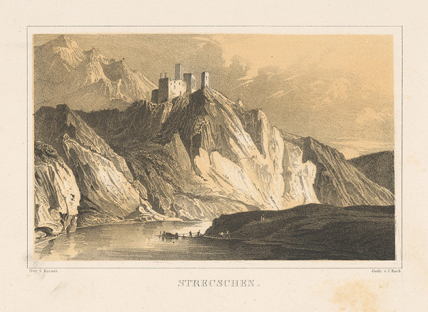 Anton Kaiser, Joseph Fischer, Wilhelm Friedrich Schlotterbeck – Strečno 