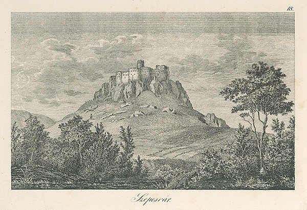 Stredoeurópsky autor z 19. storočia – Spišský hrad 