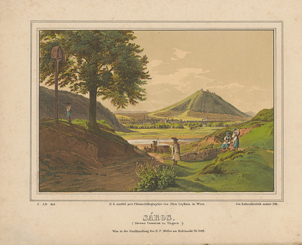 Joseph Zahradniczek st., Jakob Alt – Šarišský hrad 