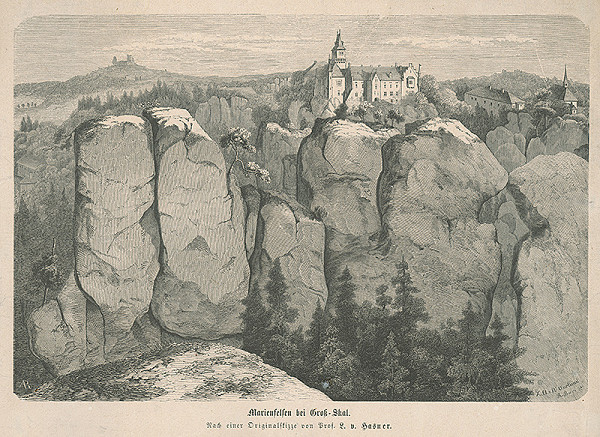 Johann Carl Wilhelm Aarland, V.A.v.N. Clarland, Rudolf Buri – Marienfelsen bei Groz-Skal 