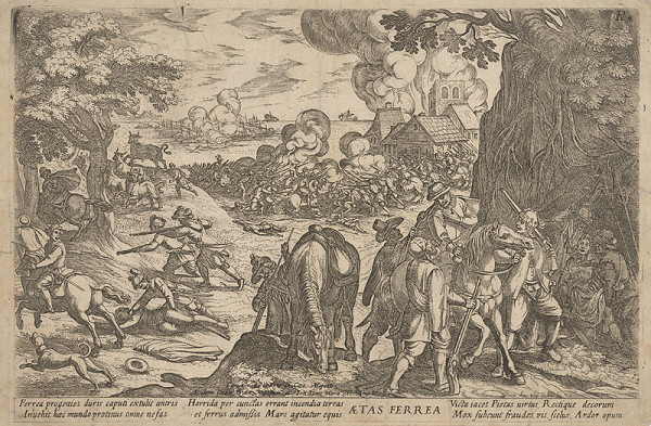 Stredoeurópsky autor zo 17. storočia, Antonio Tempesta – Vojenská scéna 