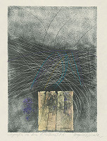 Viera Gergeľová – Litografia na tému A.S.Puškina 2. 