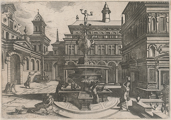 Taliansky rytec zo začiatku 16. storočia, Neznámy umelec – Fontána (2) 