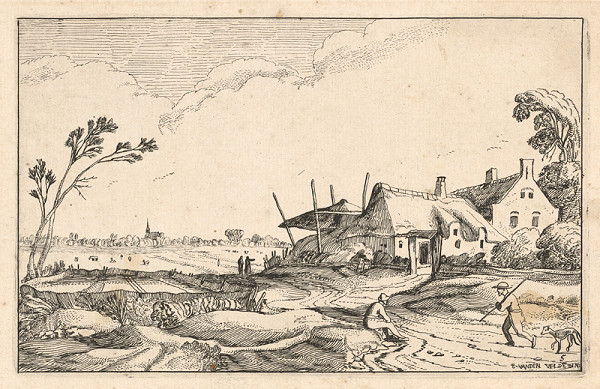 Esaias van den Velde, Jan van de Velde ml. – Usadlosť pri hradskej (5)