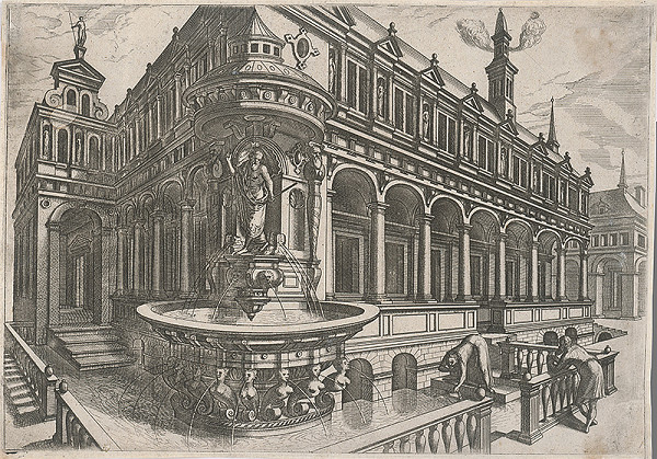 Taliansky rytec zo začiatku 16. storočia, Neznámy umelec – Fontána (1)  