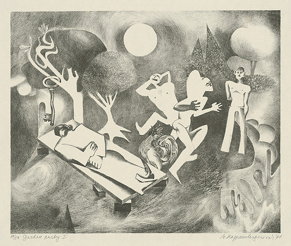 Naďa Rappensbergerová-Jankovičová – Garden party I. 