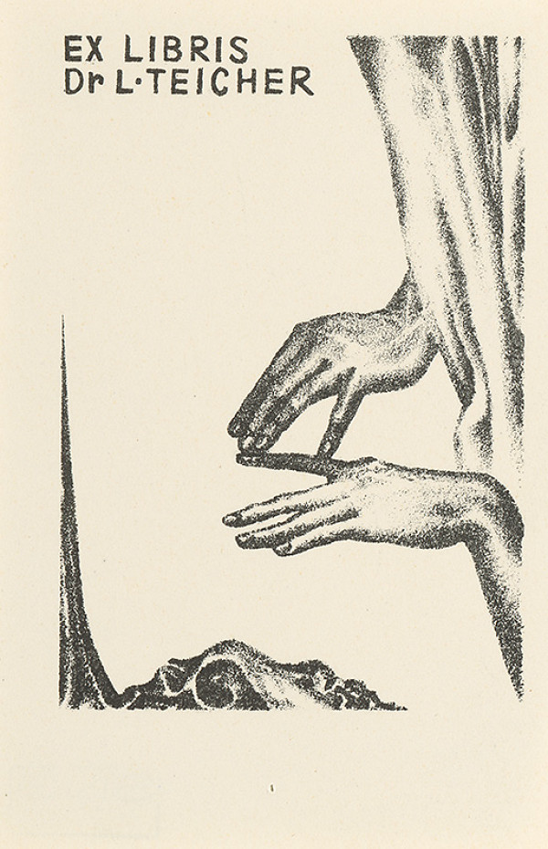 Naďa Rappensbergerová-Jankovičová – Ex libris Dr.L.Teicher 