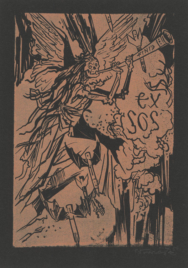 Jaroslav Vodrážka – Ex libris SOS 