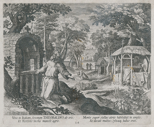 Jan Sadeler I. – Svätý Theobald 