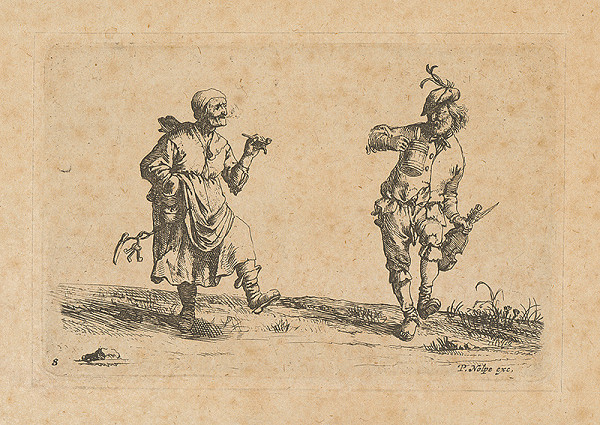 Pieter Nolpe, Neznámy grafik – Tancujúci pár  