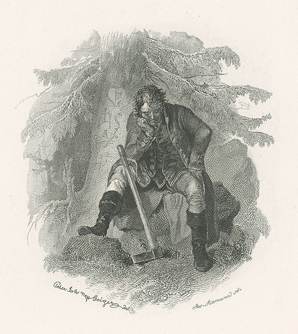 Peter Johann Nepomuk Geiger, Josef Axmann – Ilustrácia ku Stifterovi IV. 