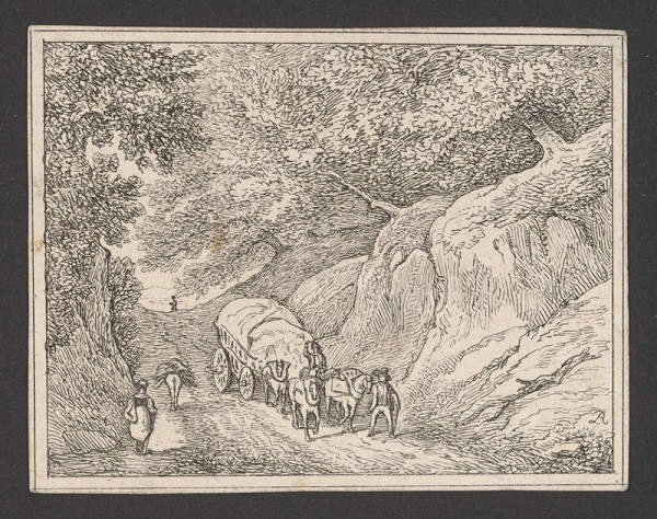 Lorenz Ridinger – Povoz v úvoze 