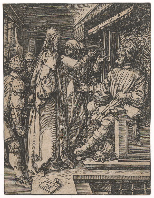 Albrecht Dürer – Kristus pred Herodesom 