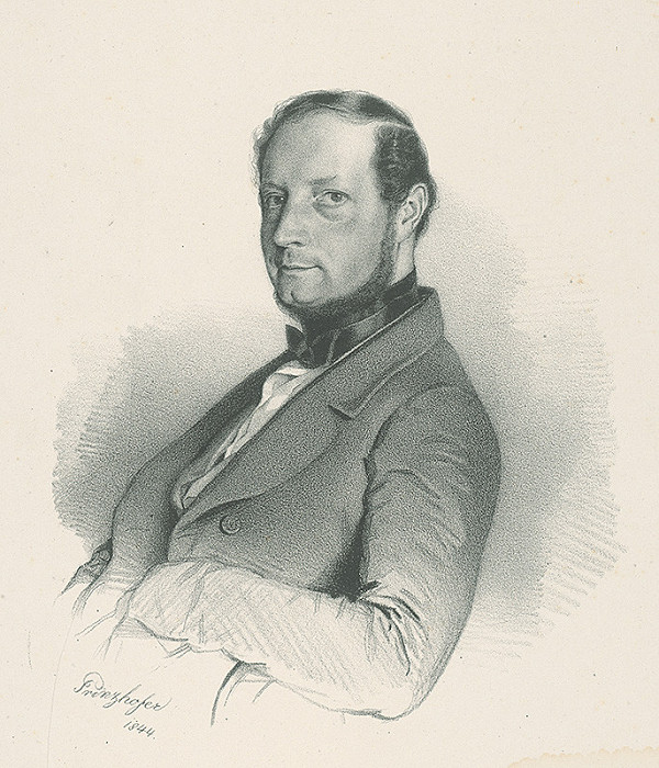 August Prinzhofer – Portrét muža 