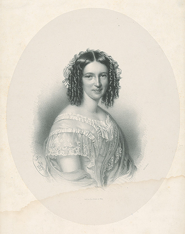 Adolf Dauthage, Anton Einsle – Portrét dámy 