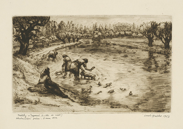 Karol Hučko – Práčky v Šoporni 