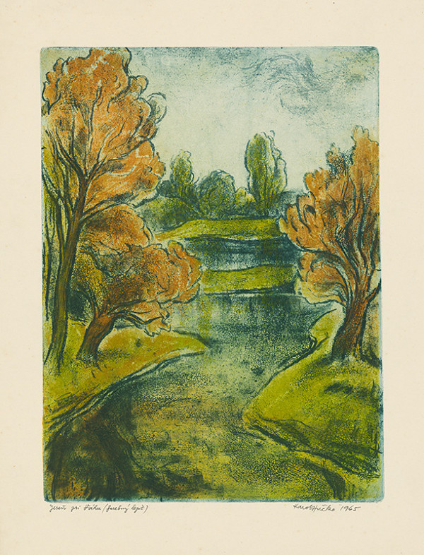 Karol Hučko – Jeseň pri váhu 