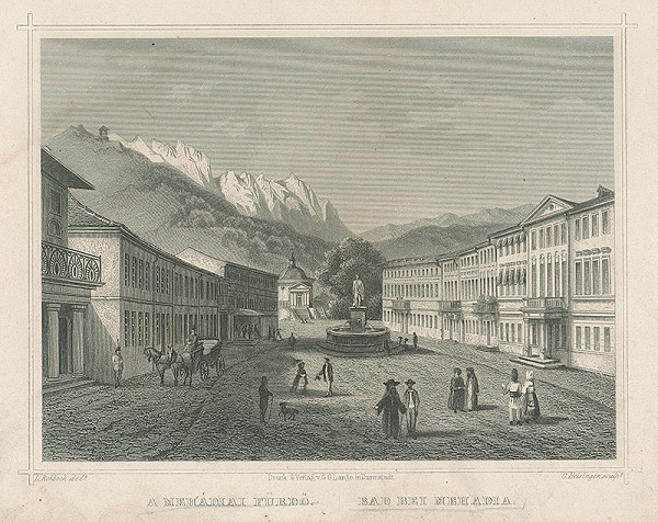 Ludwig Rohbock, G. Heisinger – Kúpele pri Mehadii 